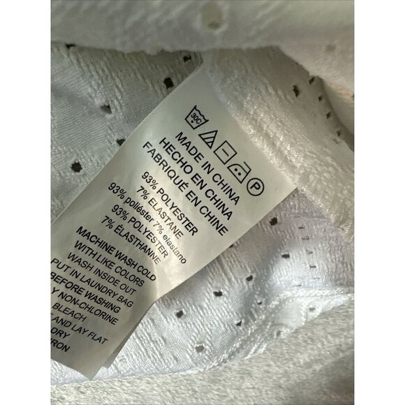 Women’s Michael Kors Blouse White V-Neck Size Xl - Picture 7 of 13